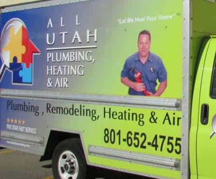 All Utah Plumbing, Heating & Air vehicle