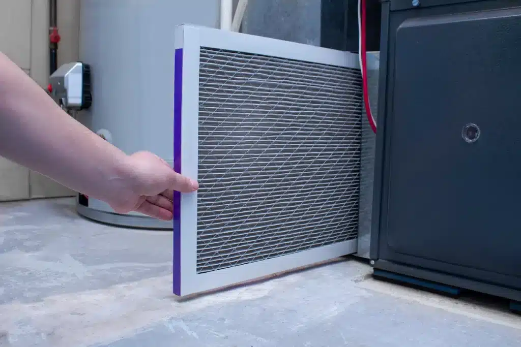 changing furnace filter